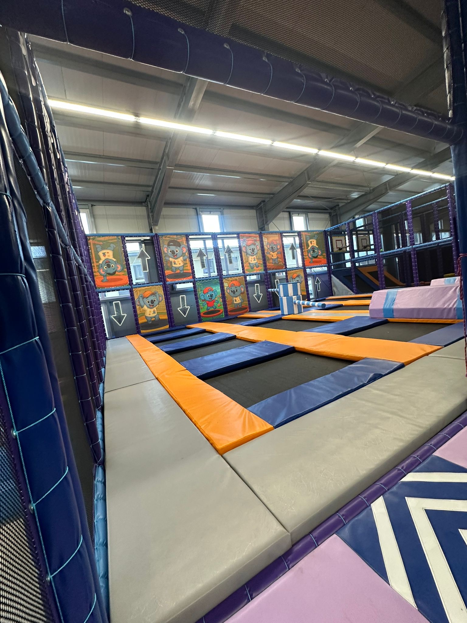 Trampolinbereich