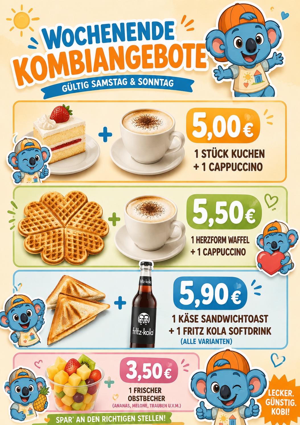 Wochenende Kombiangebote